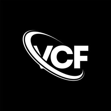VCF logo. VCF letter. VCF letter logo design. Intitials VCF logo linked with circle and uppercase monogram logo. VCF typography for technology, business and real estate brand.