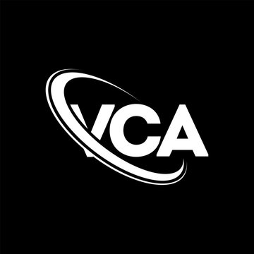 VCA logo. VCA letter. VCA letter logo design. Intitials VCA logo linked with circle and uppercase monogram logo. VCA typography for technology, business and real estate brand.