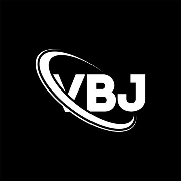 VBJ logo. VBJ letter. VBJ letter logo design. Intitials VBJ logo linked with circle and uppercase monogram logo. VBJ typography for technology, business and real estate brand.