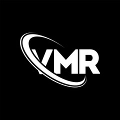 VMR logo. VMR letter. VMR letter logo design. Initials VMR logo linked with circle and uppercase monogram logo. VMR typography for technology, business and real estate brand.