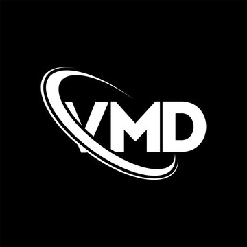 VMD logo. VMD letter. VMD letter logo design. Initials VMD logo linked with circle and uppercase monogram logo. VMD typography for technology, business and real estate brand.