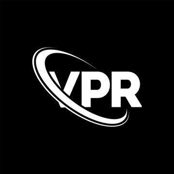 VPR logo. VPR letter. VPR letter logo design. Initials VPR logo linked with circle and uppercase monogram logo. VPR typography for technology, business and real estate brand.