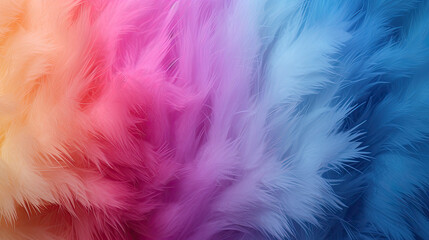 Fototapeta na wymiar Feather background, nature abstract background, beautiful colored background, fluffy feathers