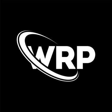 WRP logo. WRP letter. WRP letter logo design. Initials WRP logo linked with circle and uppercase monogram logo. WRP typography for technology, business and real estate brand.