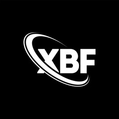 XBF logo. XBF letter. XBF letter logo design. Intitials XBF logo linked with circle and uppercase monogram logo. XBF typography for technology, business and real estate brand.