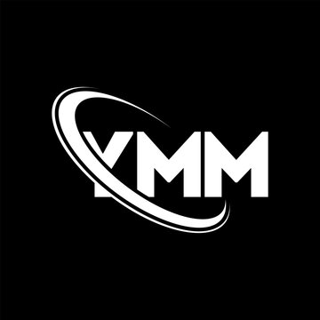 YMM logo. YMM letter. YMM letter logo design. Initials YMM logo linked with circle and uppercase monogram logo. YMM typography for technology, business and real estate brand.