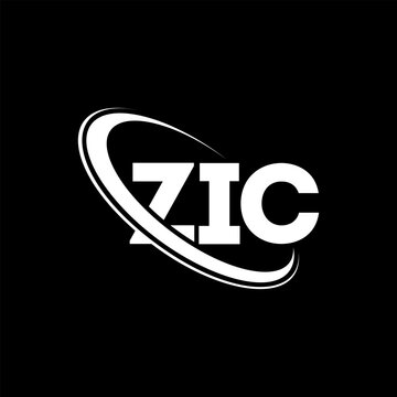 ZIC logo. ZIC letter. ZIC letter logo design. Initials ZIC logo linked with circle and uppercase monogram logo. ZIC typography for technology, business and real estate brand.