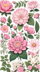  background with floral pattern