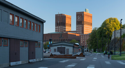 Rathaus, Oslo, Norwegen