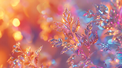 Iridescent crystal plants