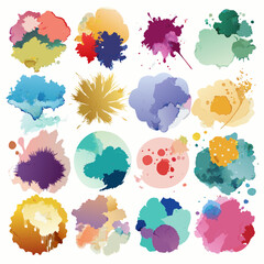 Abstract Watercolor Backgrounds	