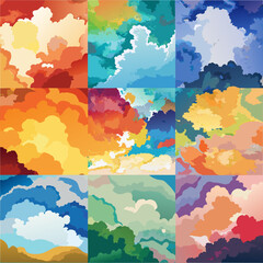 Abstract Watercolor Backgrounds	