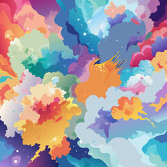 Abstract Watercolor Backgrounds	