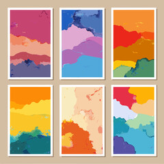 Abstract Watercolor Backgrounds	