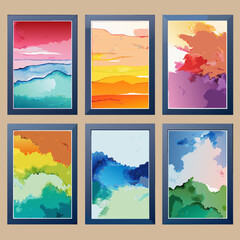 Abstract Watercolor Background