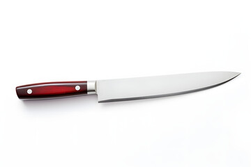 Kitchen knife white backgrounb, kitchen knife for cooking, knife, long knife