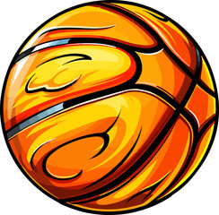 basketball vector illustration isolated on transparent background. 
