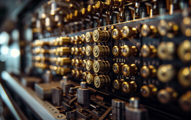 AI-Generated Tribute: Vintage Computer, Turing Machine Ancestor