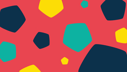 Seamless Multicolored Polka Dot Texture Background