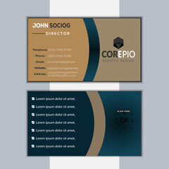 Luxury and Elegant Golden Corporate Professional Business card 05