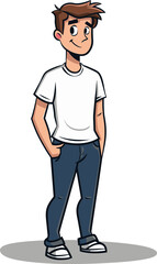 The Stoic Explorer: Vector Journey Through Adversity