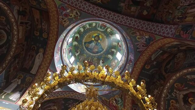 Orthodox church indoor painting