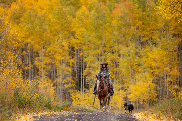 Obraz premium Colorado Cowgirl