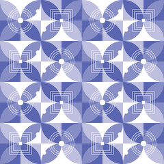 Geometric pattern in blue tones. Ideal for backgrounds and textures