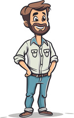 The Elemental Voyager: Vector Journey through Elemental Realms