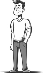 The Elemental Nomad: Vector Journey through Elemental Realms