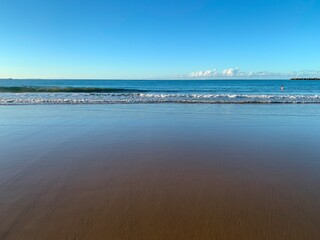Low tide, Sunshine Coast, Queensland, New Zealand