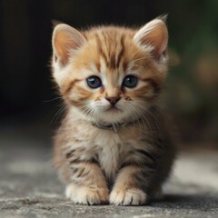 Obraz premium Cute cat pets, animal kittens