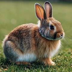 Fototapeta premium Cute pet rabbit