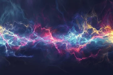 Tuinposter Abstract lightning © PinkiePie