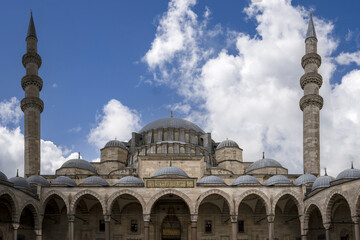 Fototapeta na wymiar Istanbul - The Süleymaniye Mosque