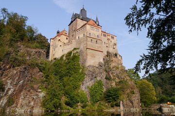 Fototapeta na wymiar Burg Kriebstein an der Zschopau