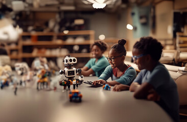 children are inventing robots robotics