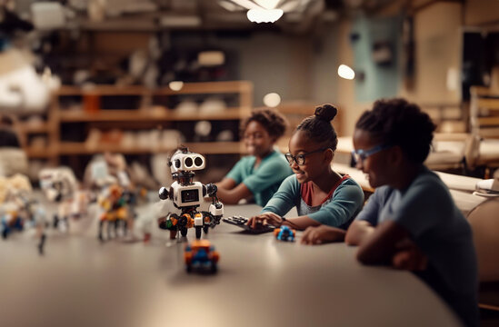 children are inventing robots robotics