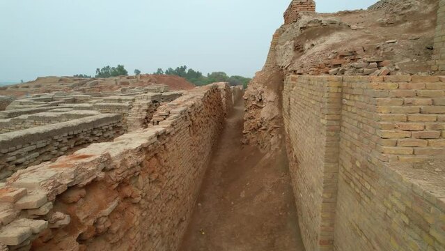 Ancient Ruins of Mohenjo Daro, Indus Valley Civilization