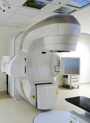Modern Hospital Radiation Equipment  Used in the Treatment of Various Forms of Cancer - 753330305