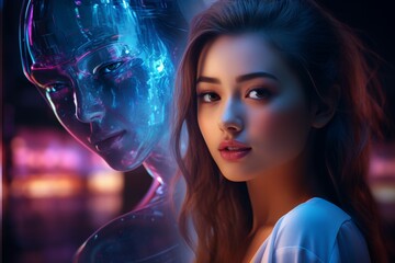 The image is a representation of the idea of artificial intelligence