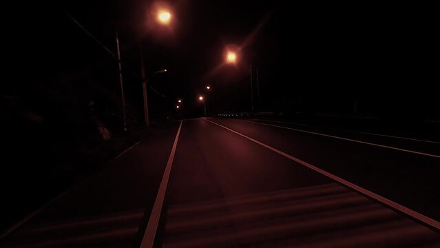 January 17, 2024 - Patong, Phuket Thailand. A strange and quiet evening in Patong, perfect for a ride around at night.