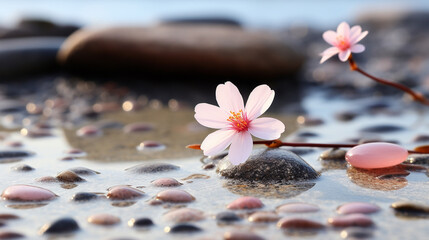 spa still life with frangipani