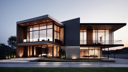 Obraz premium Modern Exterior Building Design Ideas