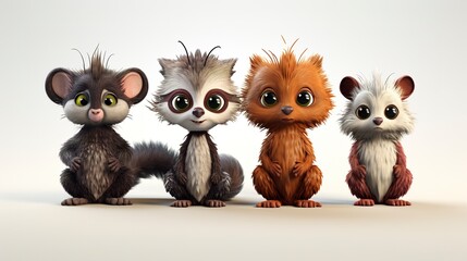 Fototapeta premium Wildlife Rehabilitation Illustrated by 3D Character