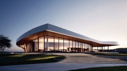 Obraz premium Modern Exterior Building Design Ideas