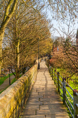 Chester City Walls, ancient defensive walls surrunding the old town of Chesteer, Cheshire, England, UK - 753338115