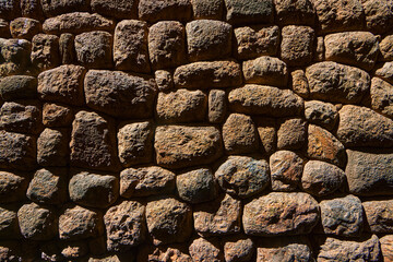 Inca stone walls in Cusco, Peru, a remarkable example of Inca architecture and craftsmanship