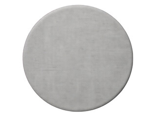 Fototapeta na wymiar gray round blank circle isolated on transparent background, transparency image, removed background