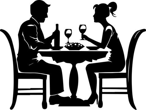 couple in restaurant